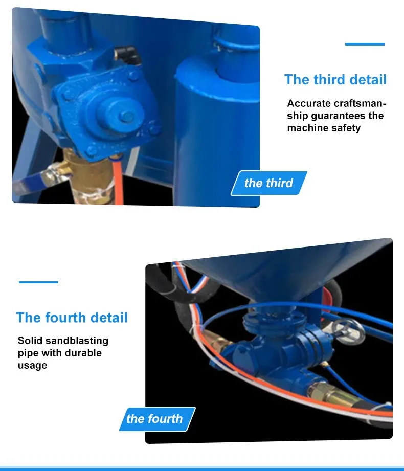 Jd 600 Dry/Wet Abrasive Sand Blasting Pot, Portable Blasting Tank